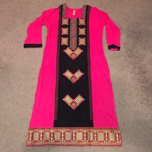 Brand new linen embroidered kurta (size medium)